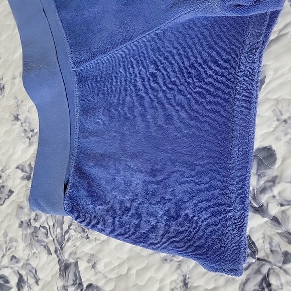 SO NIKKI Blue Terry Shorts - Picture 5 of 5